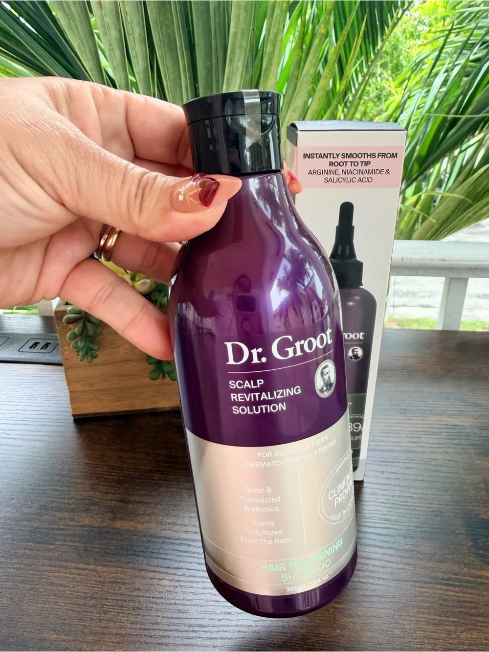 Scalp Revitalizing Solution & Hair Thickening Shampoo - Deep Purple